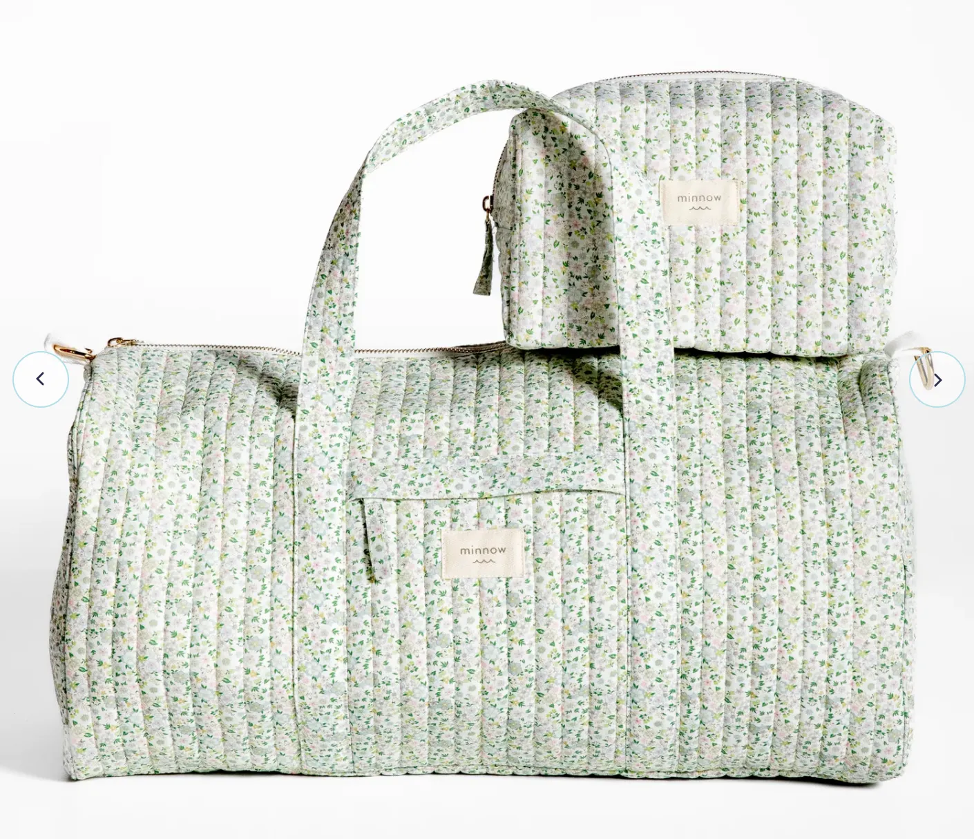 Sea Marsh Floral Travel Pouch