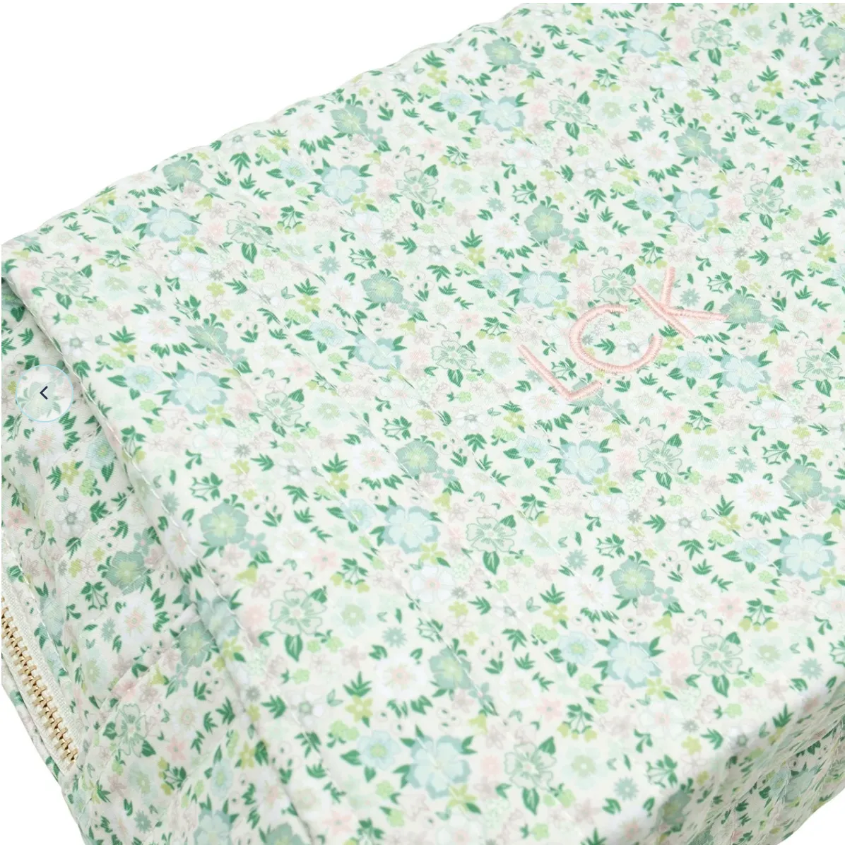 Sea Marsh Floral Travel Pouch