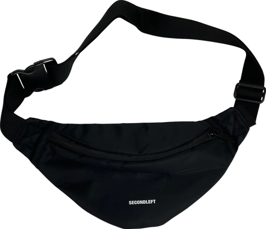 second left Black Side Bag One Size