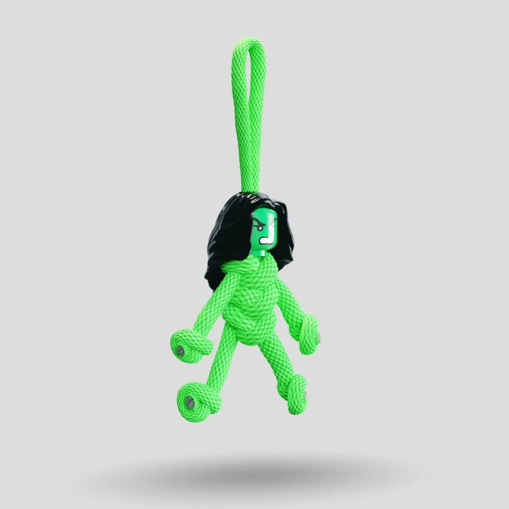 She Hulk Paracord Buddy Keychain