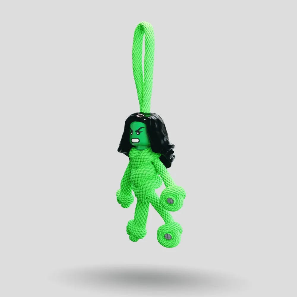 She Hulk Paracord Buddy Keychain
