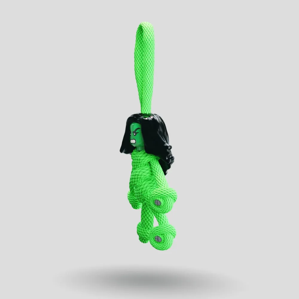 She Hulk Paracord Buddy Keychain