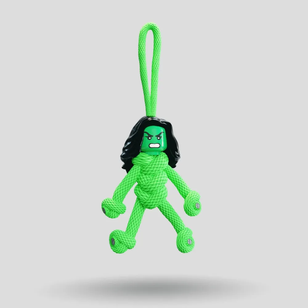 She Hulk Paracord Buddy Keychain