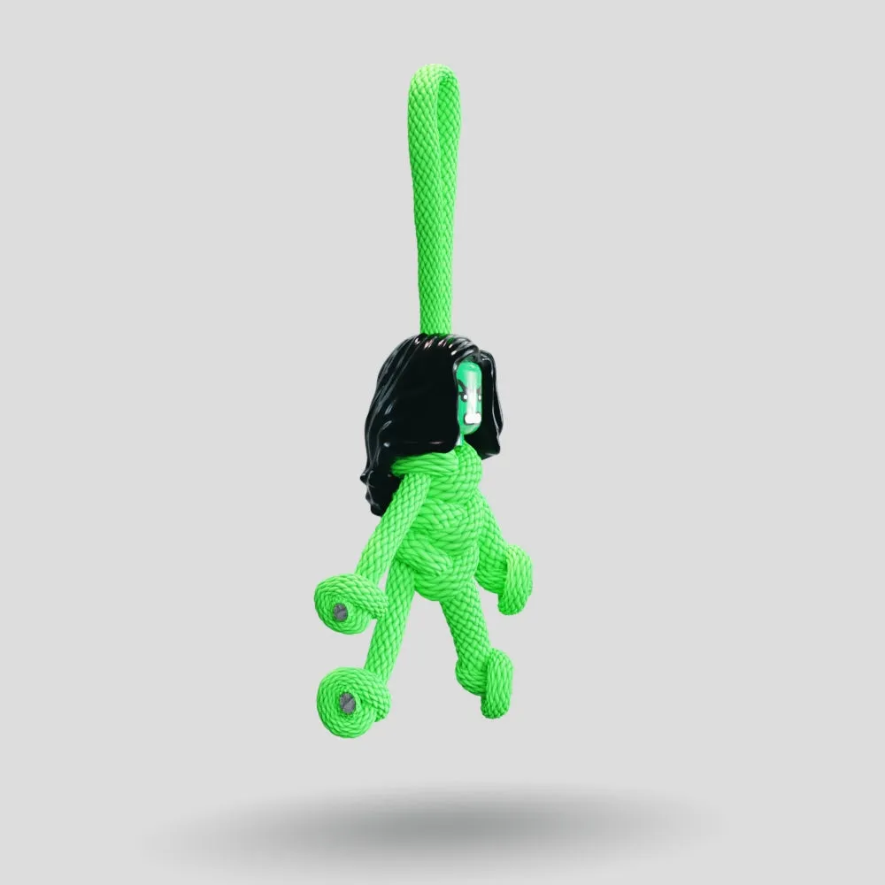 She Hulk Paracord Buddy Keychain