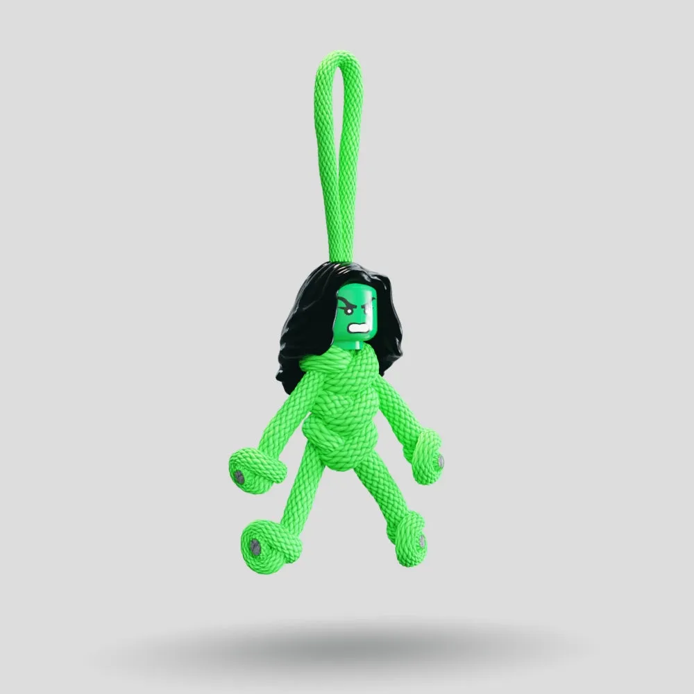 She Hulk Paracord Buddy Keychain