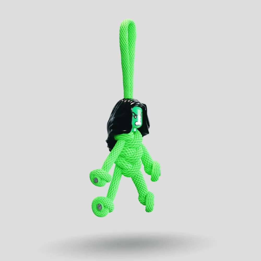 She Hulk Paracord Buddy Keychain