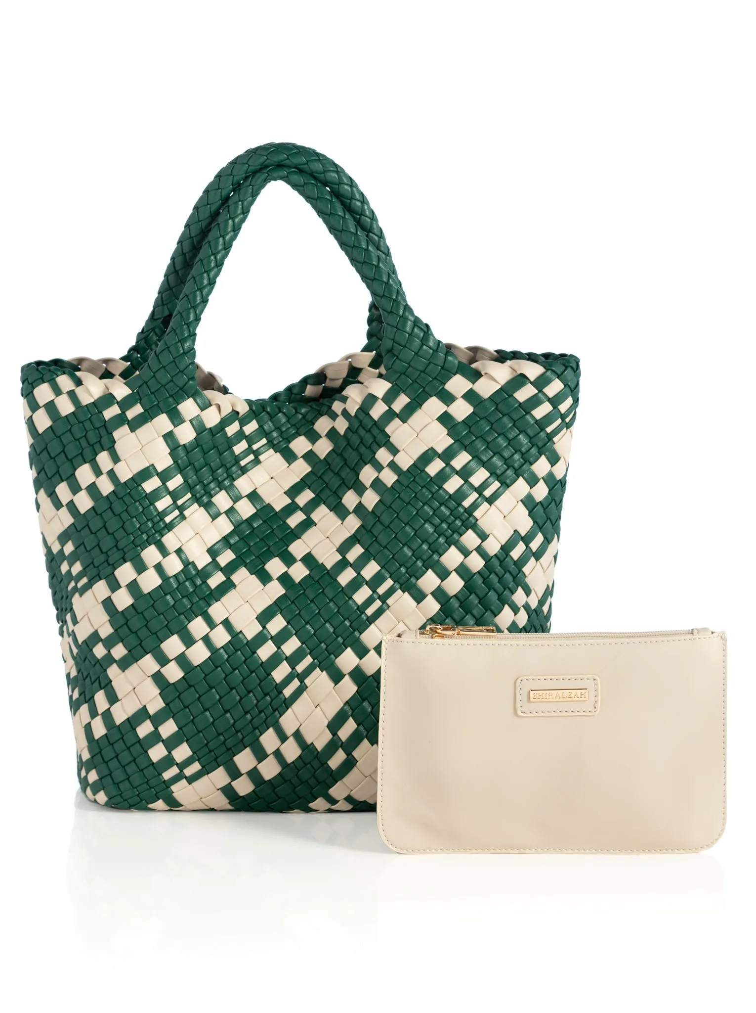Shiraleah Blythe Plaid Mini Tote, Hunter