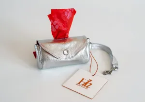 Silver Poop Bag Holder