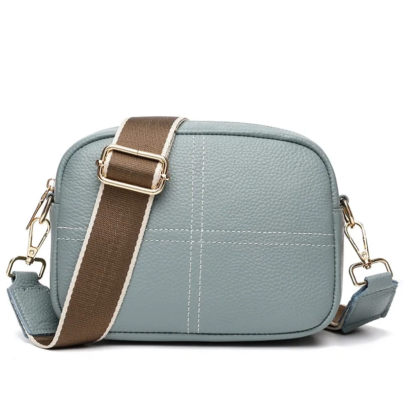 Soft Leather Messenger Crossbody Bags