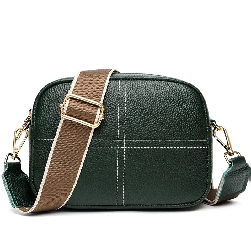 Soft Leather Messenger Crossbody Bags