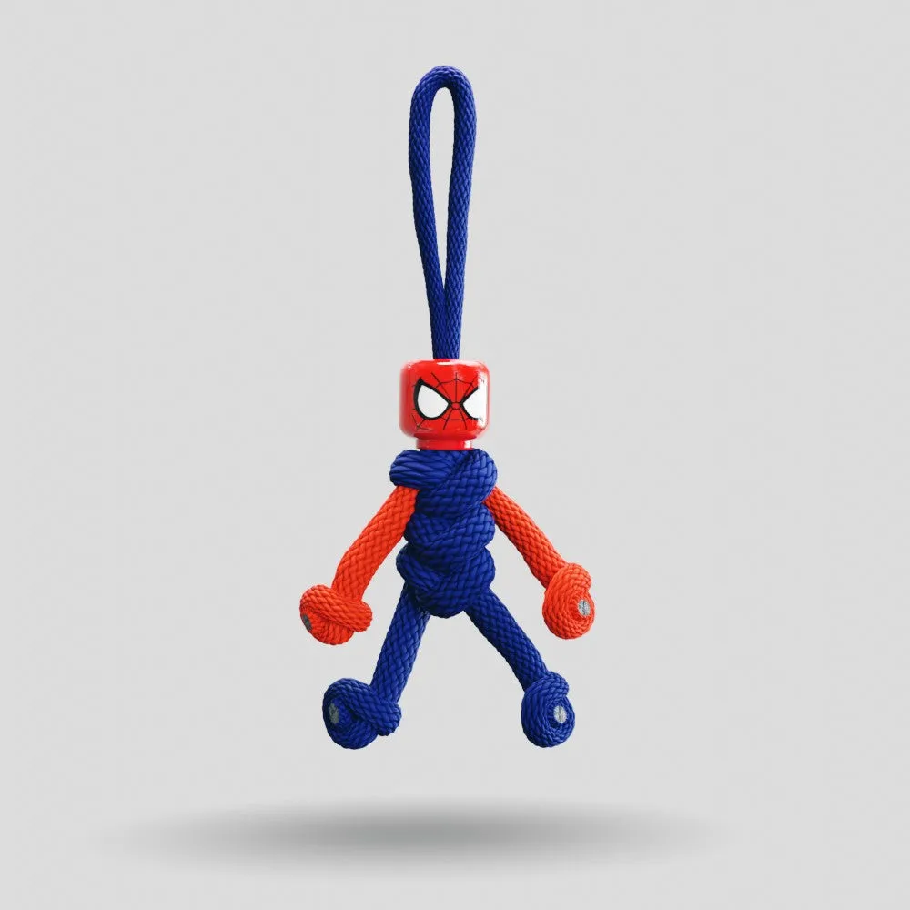 Spiderman Paracord Buddy Keychain