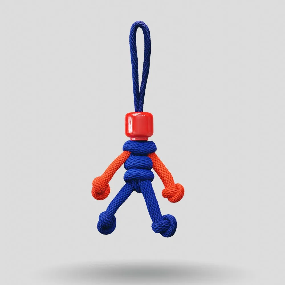Spiderman Paracord Buddy Keychain