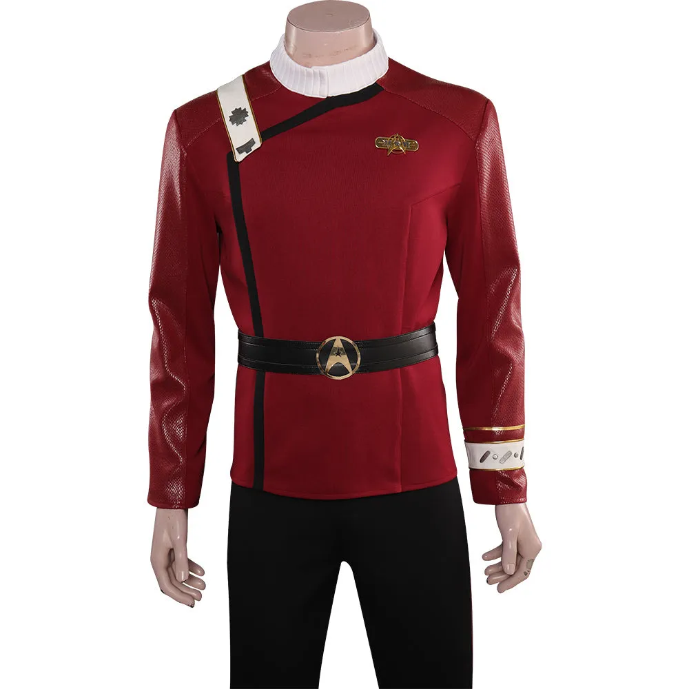 Star Trek: Strange New Worlds Christopher Pikel Cosplay Costume Outfits Halloween Carnival Suit