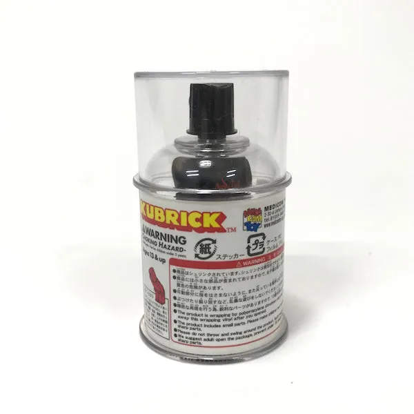 Stash x Medicom Toy Vintage Spray Can 100% Kubrick Figure Black