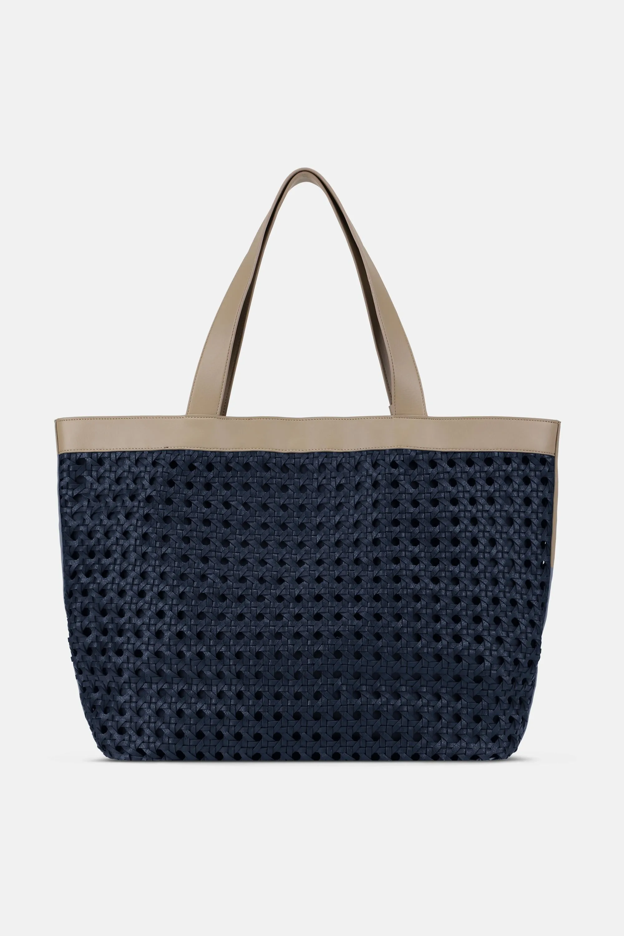 Stor Strandväska - Dark Indigo Sand Pile