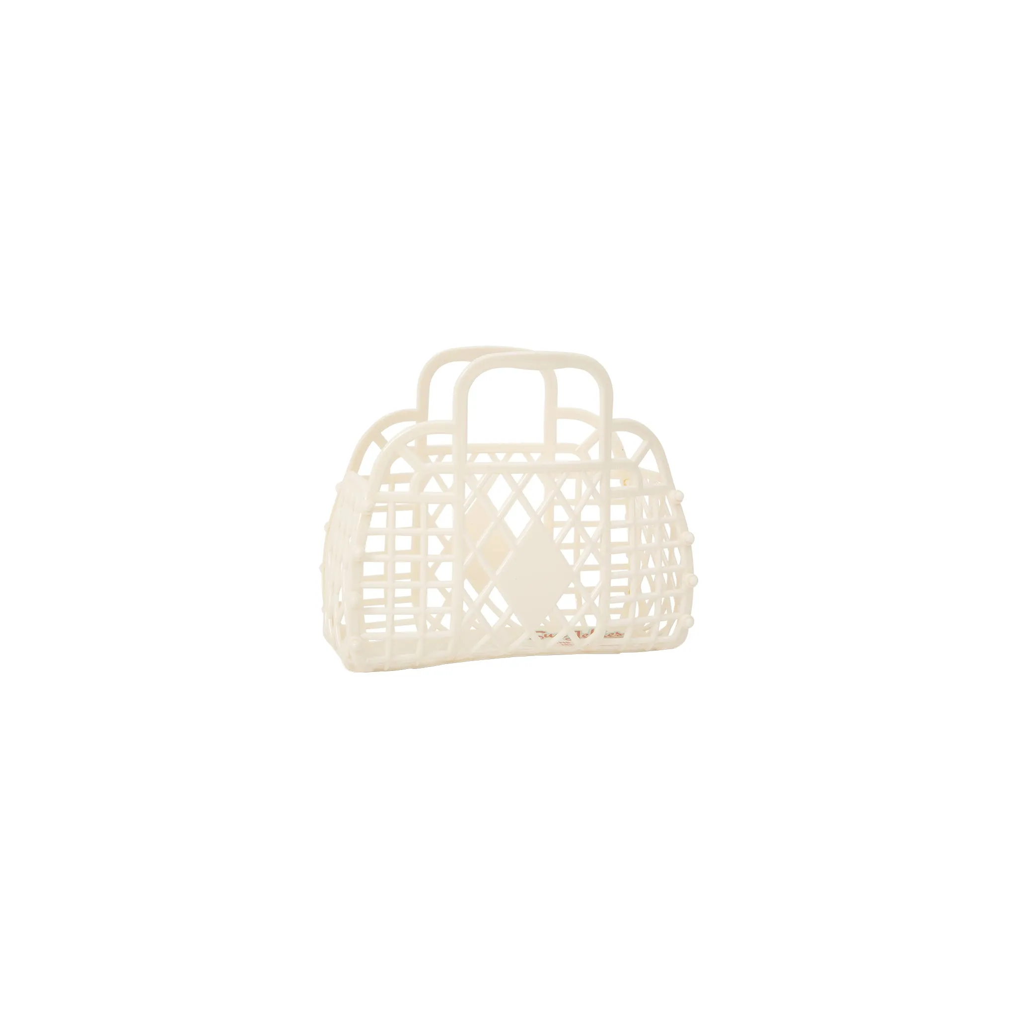 Sun Jellies Mini Retro Basket - Cream
