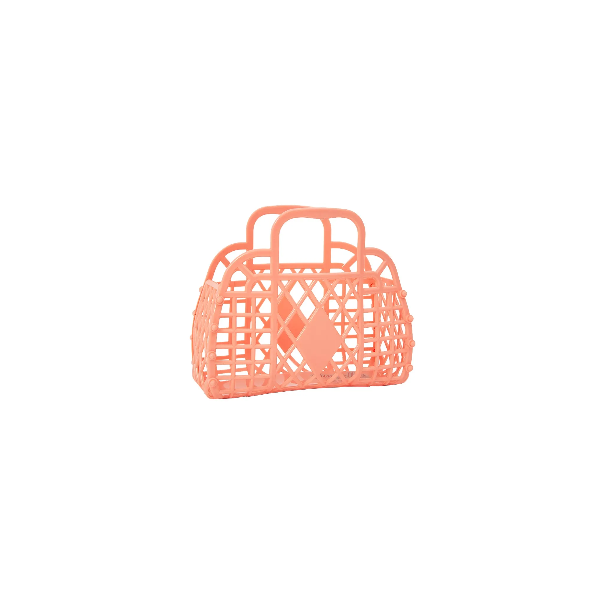 Sun Jellies Mini Retro Basket - Peach