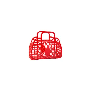 Sun Jellies Mini Retro Basket - Red