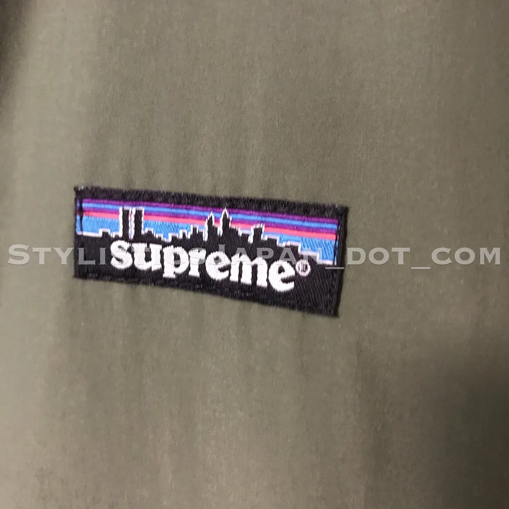 Supreme Vintage 'Patagonia' Nylon Zip-up Jacket Olive M