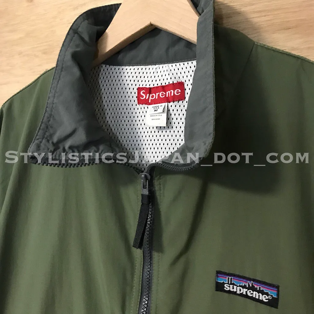 Supreme Vintage 'Patagonia' Nylon Zip-up Jacket Olive M