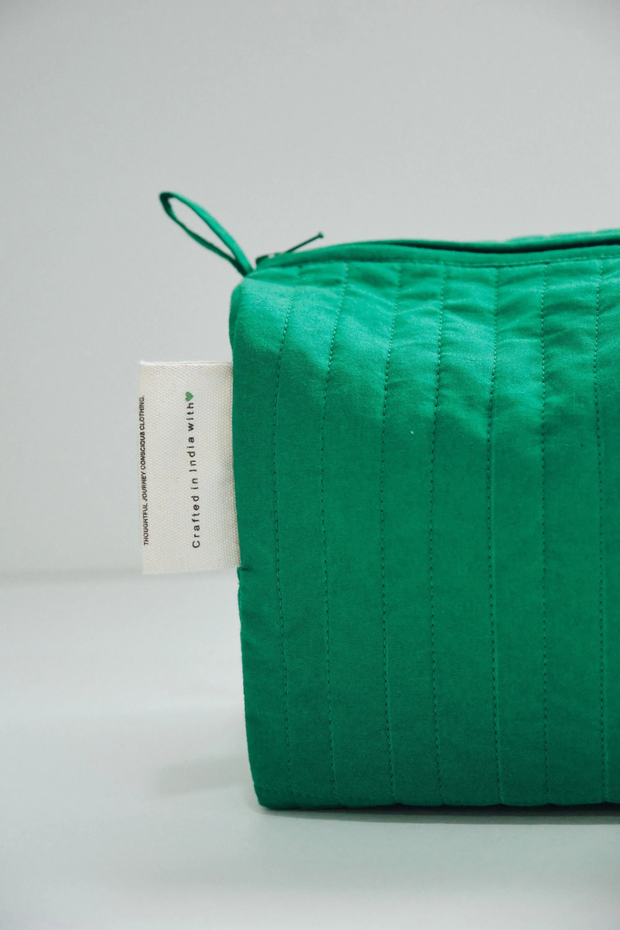The Emerald Holiday Make Up Pouch