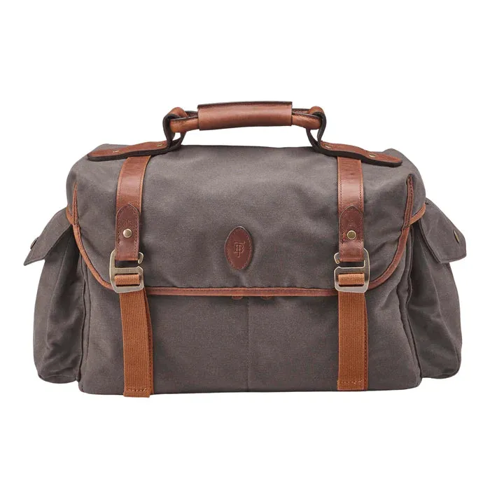 TOM BECKBE CANVAS FIELD BAG - BARK