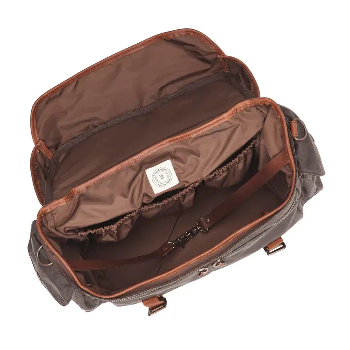 TOM BECKBE CANVAS FIELD BAG - BARK