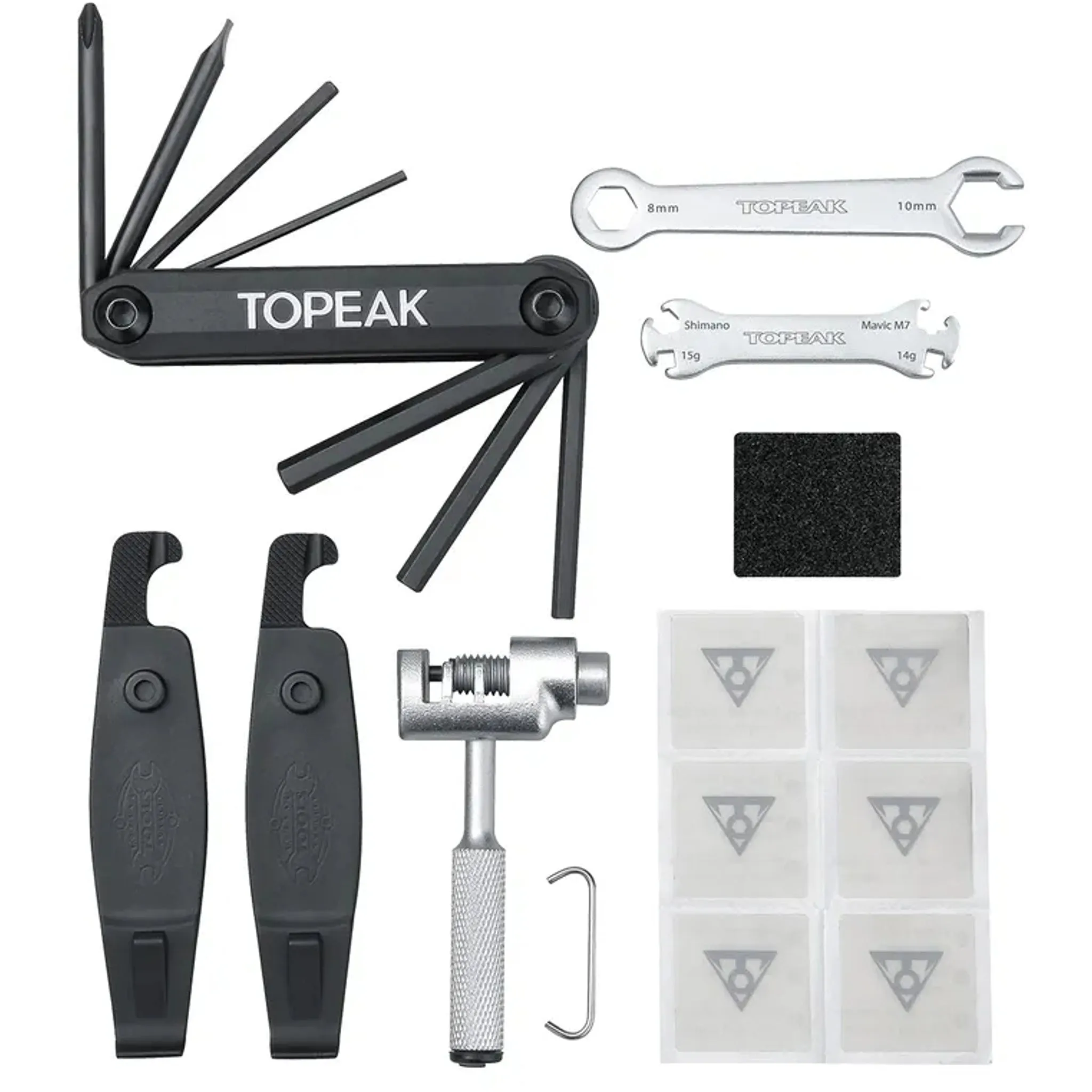 Topeak Survival Tool Wedge II Expandable Saddle Bag Tool Kit 1.25L