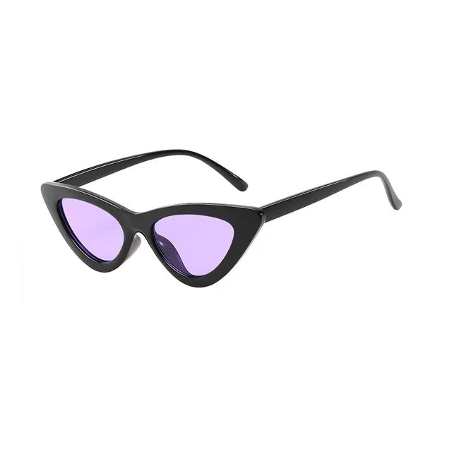 TOYEARN 2018 New Fashion Cute Sexy Ladies Cat Eye Sunglasses Women Vintage Brand Small Sun Glasses Female Oculos de sol UV400