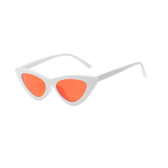 TOYEARN 2018 New Fashion Cute Sexy Ladies Cat Eye Sunglasses Women Vintage Brand Small Sun Glasses Female Oculos de sol UV400