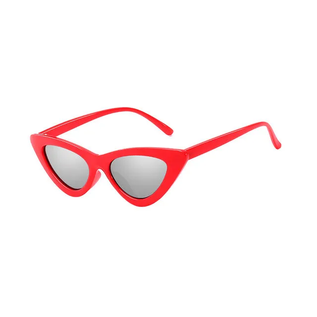 TOYEARN 2018 New Fashion Cute Sexy Ladies Cat Eye Sunglasses Women Vintage Brand Small Sun Glasses Female Oculos de sol UV400