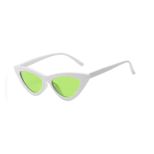 TOYEARN 2018 New Fashion Cute Sexy Ladies Cat Eye Sunglasses Women Vintage Brand Small Sun Glasses Female Oculos de sol UV400