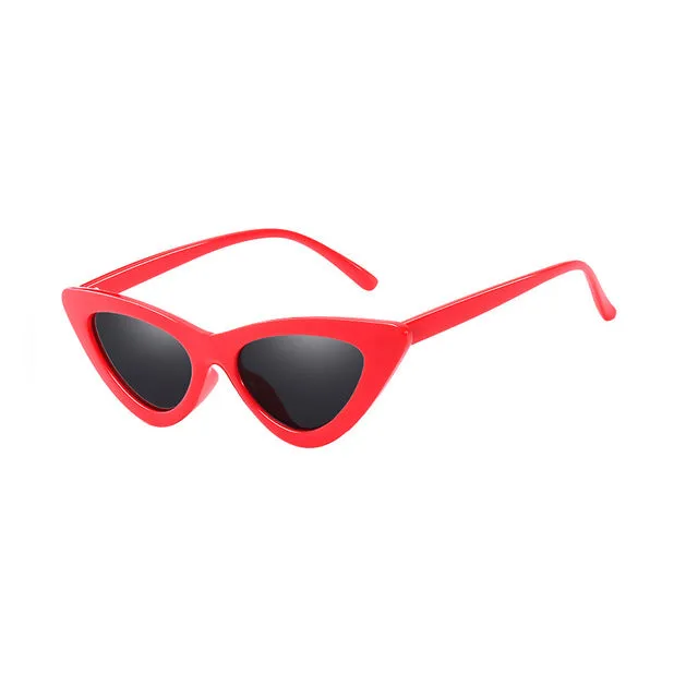 TOYEARN 2018 New Fashion Cute Sexy Ladies Cat Eye Sunglasses Women Vintage Brand Small Sun Glasses Female Oculos de sol UV400