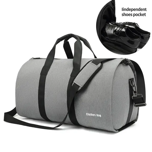 Travel-Ready Multi-Pocket Shoulder Bag