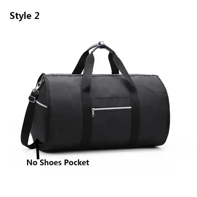 Travel-Ready Multi-Pocket Shoulder Bag