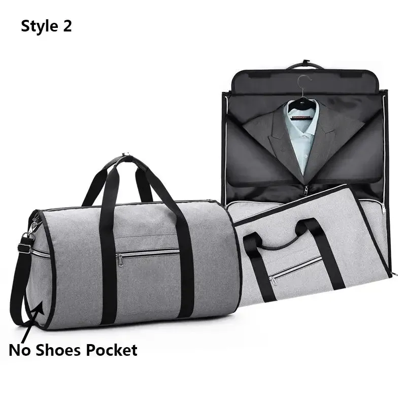 Travel-Ready Multi-Pocket Shoulder Bag