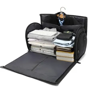 Travel-Ready Multi-Pocket Shoulder Bag