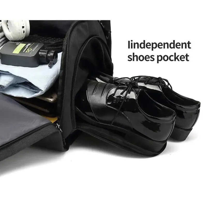Travel-Ready Multi-Pocket Shoulder Bag