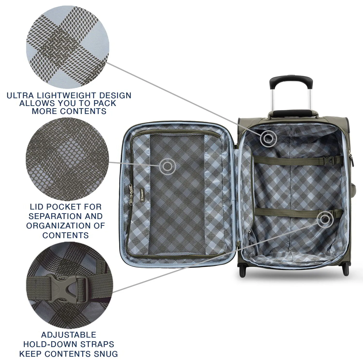 Travelpro Maxlite 5 Lightweight International Expandable Carry-On Rollaboard