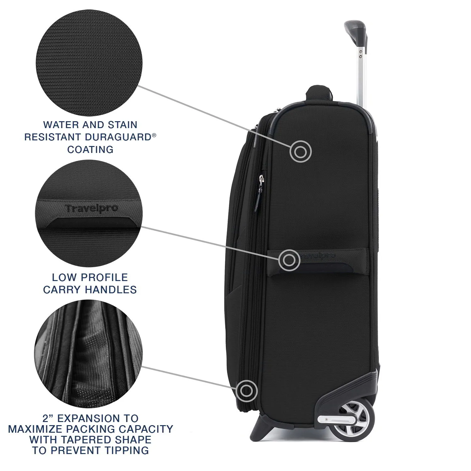Travelpro Maxlite 5 Lightweight International Expandable Carry-On Rollaboard