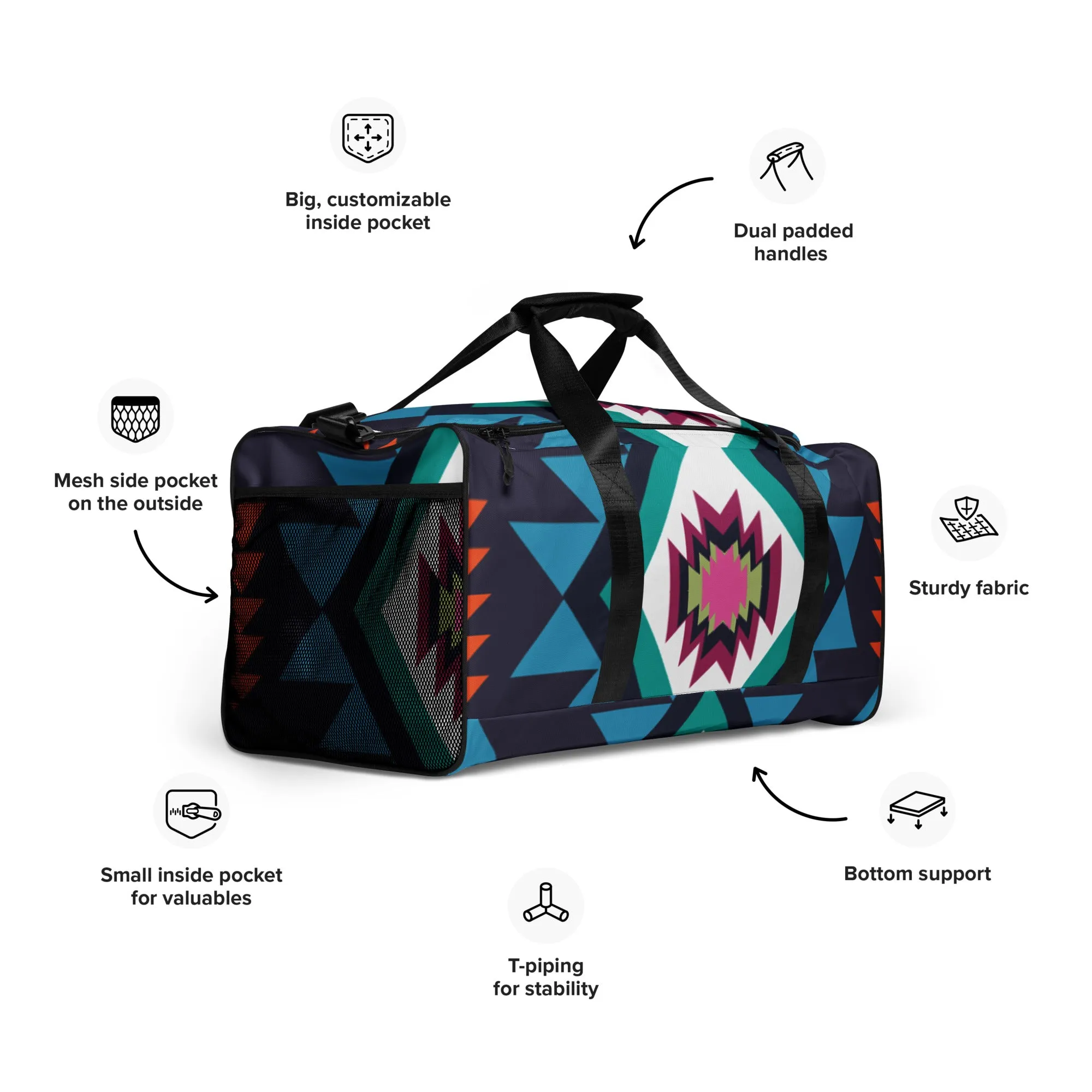 TRIBAL BY XCLUSIF POETIX Duffle bag