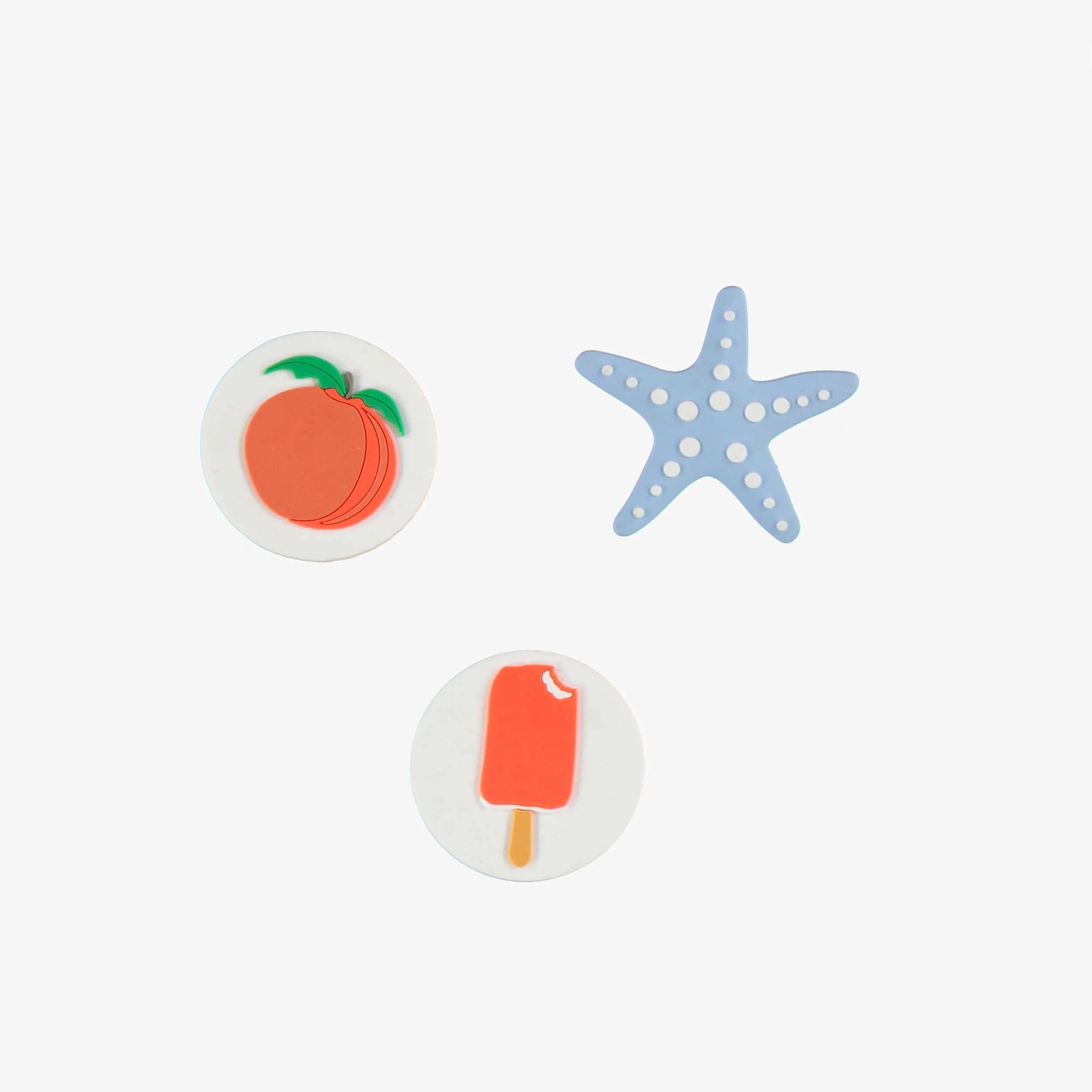 Trio d'accessoires décoratifs pour sac fourre-tout, enfant || Trio of decorative accessories for tote bag, child