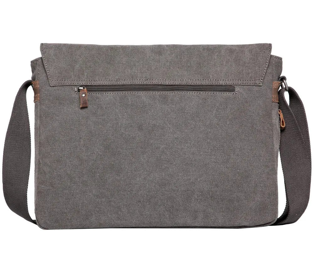 Troop London | Classic Front Flap Messenger Bag | Large