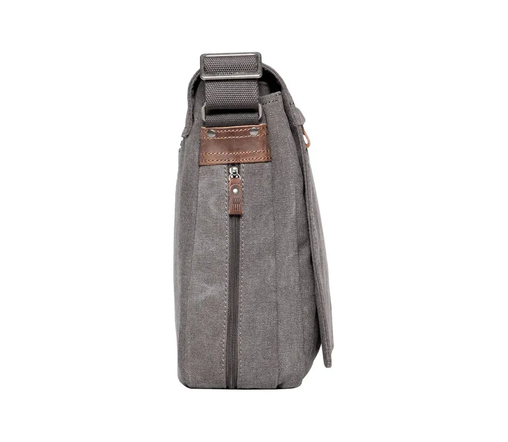 Troop London | Classic Front Flap Messenger Bag | Large
