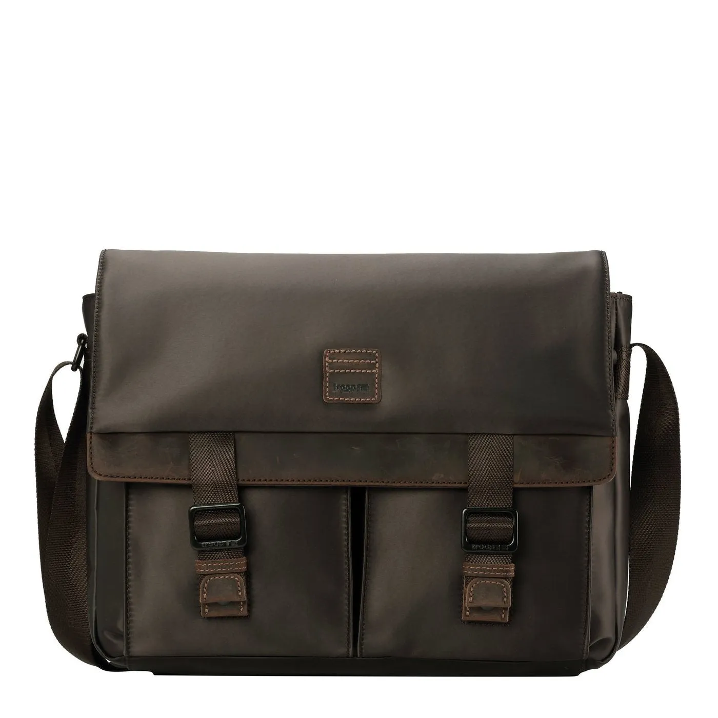 Troop Nylon Large Messenger Bag Brown