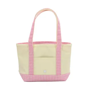 TRVL: Mini Me Tote, Gingham Pink