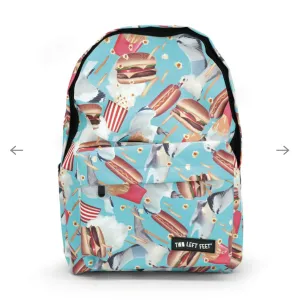 Two Left Feet Backpack - Bird Feed (Big 17x12x6 inches)