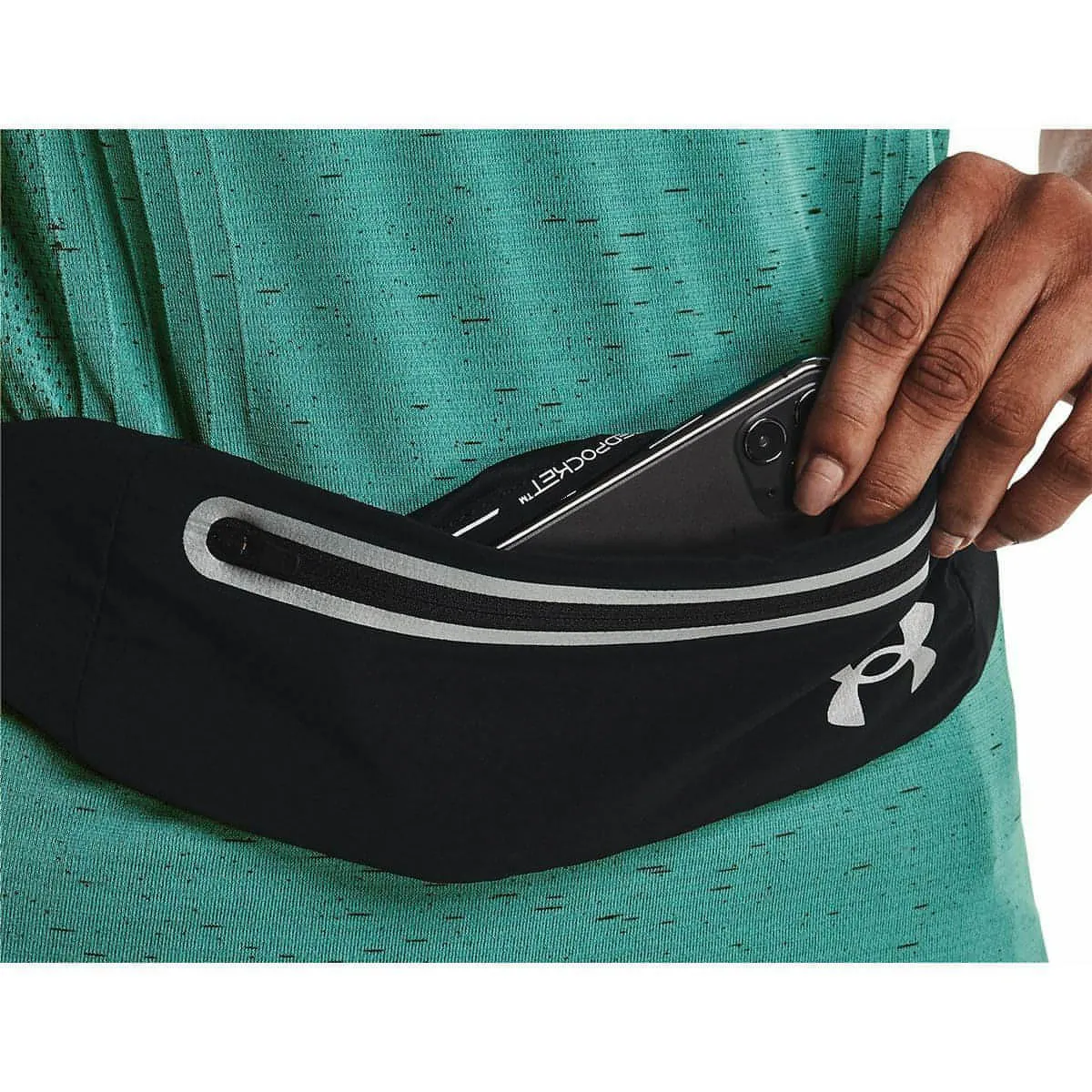 Under Armour Flex Speedpocket Running Waist Belt - Black