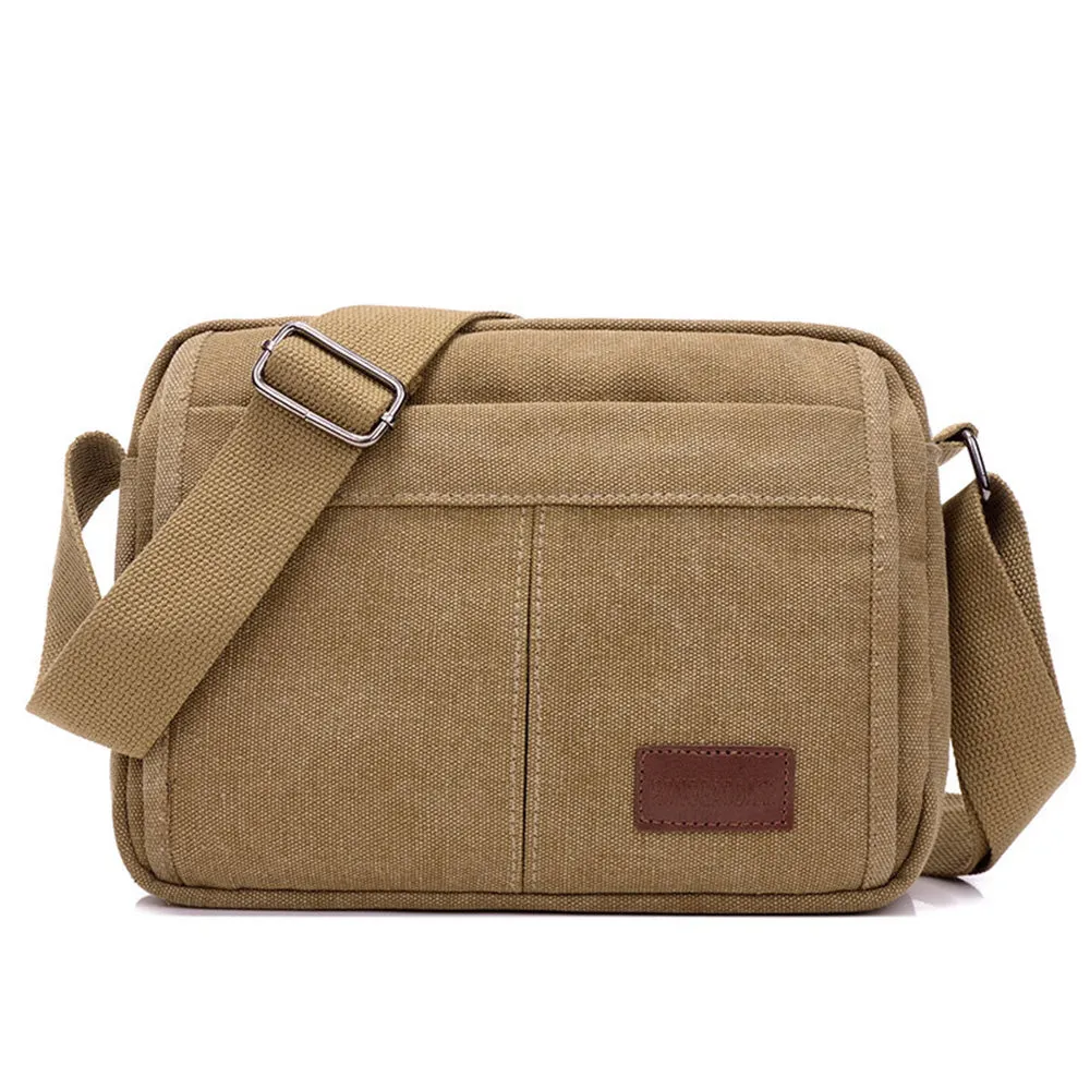 Unisex Multifunctional Crossbody Canvas Messenger Bag