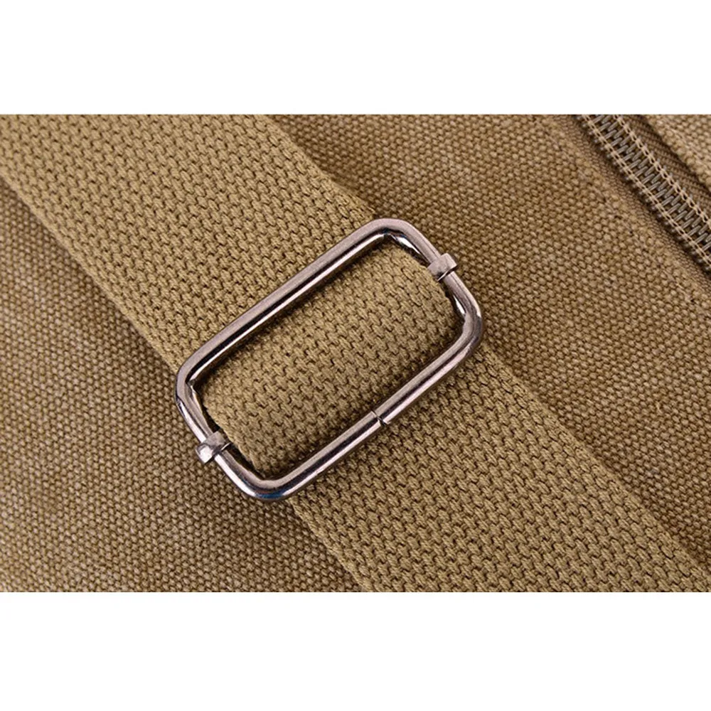 Unisex Multifunctional Crossbody Canvas Messenger Bag